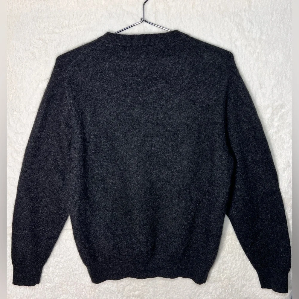 Jos. A. Bank Wool-Cashmere Crew Neck Sweater charcoal